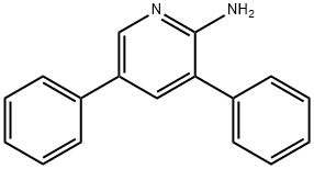 2-Amino-3,5-diphenylpyridine 结构式