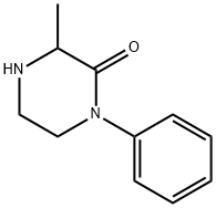 3-METHYL-1-PHENYLPIPERAZIN-2-ONE 结构式