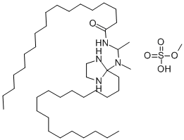 Methyl-1-stearylamidoethyl-2-stearylimidazolineammoniummethylsulfate 结构式