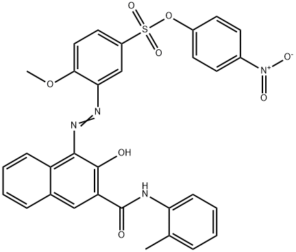 nitrophenyl 3-[[2-hydroxy-3-[(2-methylphenyl)carbamoyl]-1-naphthyl]azo]-4-methoxybenzenesulphonate