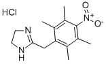 2-(2,3,5,6-Tetramethyl-4-nitrobenzyl)imidazoline hydrochloride 结构式
