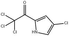 2,2,2-TRICHLORO-1-(4-CHLORO-1H-PYRROL-2-YL)ETHANONE 结构式