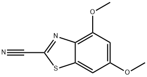 4,6-二甲氧基-2-氰基苯并噻唑 结构式