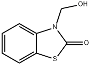 3-(羟甲基)-2-苯并噻唑酮腙 结构式