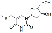 5-((methylthio)methyl)-2'-deoxyuridine 结构式