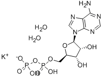二磷酸腺苷单钾盐 结构式