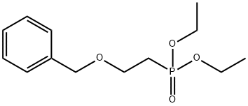 2-苄氧乙基膦酸二乙酯 结构式