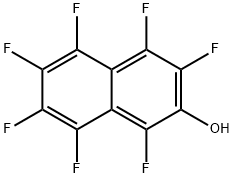 七氟-2-萘酚 结构式