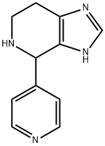 4-吡啶-4-基-4,5,6,7-四氢-3H-咪唑并[4,5-C]吡啶 结构式