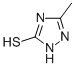 3-巯基-5-甲基-1,2,4-三氮唑 结构式
