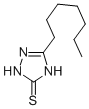 5-庚基-2,4-二氢-3H-1,2,4-三唑-3-硫酮 结构式
