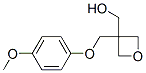 3-(4-Methoxyphenoxymethyl)oxetane-3-methanol 结构式
