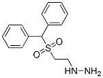 1-[2-[(Diphenylmethyl)sulfonyl]ethyl]hydrazine 结构式