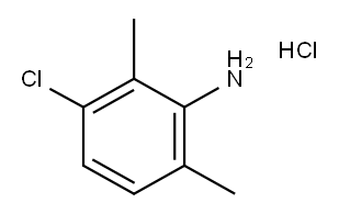 3-氯-2,6-二甲基苯胺盐酸 结构式