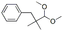 (3,3-dimethoxy-2,2-dimethylpropyl)benzene 结构式