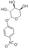 4-硝基苯基-Β-L-吡喃阿拉伯糖苷 结构式