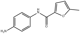 N-(4-氨基苯基)-5-甲基呋喃-2-甲酰胺 结构式