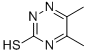 5,6-二甲基-1,2,4-三嗪-3-硫醇 结构式