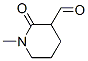 3-Piperidinecarboxaldehyde, 1-methyl-2-oxo- (9CI) 结构式