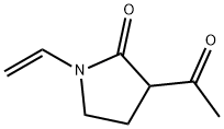 3-乙酰基-N-乙烯基吡咯烷酮 结构式