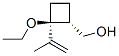 Cyclobutanemethanol, 2-ethoxy-2-(1-methylethenyl)-, (1R,2S)- (9CI) 结构式