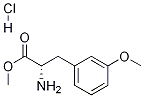 3-甲氧基-L-苯丙氨酸甲酯盐酸盐 结构式