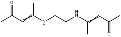 4-[2-(4-oxopent-2-en-2-ylamino)ethylamino]pent-3-en-2-one 结构式