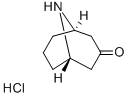 9-氮杂双环[3.3.1]壬烷-3-酮盐酸盐 结构式