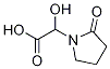 a-hydroxy-2-oxo-1-Pyrrolidineacetic acid 结构式