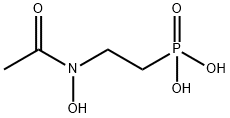 Phosphonic  acid,  [2-(acetylhydroxyamino)ethyl]-  (9CI) 结构式