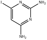 6-碘-2,4-嘧啶二胺 结构式