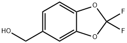 (2,2-二氟-2H-1,3-苯并二噁戊环-5-基)甲醇 结构式