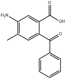2-benzoyl-4-methyl-5-aminobenzoic acid 结构式