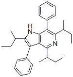 2,4,6-TRI-SEC-BUTYL-3,7-DIPHENYL-1H-PYRROLO[3,2-C]PYRIDINE 结构式