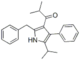 1-(2-BENZYL-5-ISOPROPYL-4-PHENYL-1H-PYRROL-3-YL)-2-METHYL-PROPAN-1-ONE 结构式
