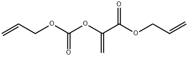 allyl-alpha-allyloxycarbonyloxyacrylate 结构式