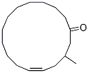 3-methyl-5-cyclohexadecen-1-one  结构式