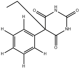 苯巴比妥-D5 结构式