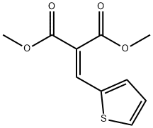 PROPANEDIOIC ACID (2-THIENYL METHYLENE)DIMETHYL ESTER 结构式