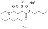 磺基丁二酸葵基-异戊基酯钠 结构式