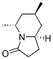 3(2H)-Indolizinone,hexahydro-5,7-dimethyl-,(5R,7R,8aR)-(9CI) 结构式