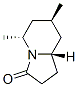 3(2H)-Indolizinone,hexahydro-5,7-dimethyl-,(5R,7R,8aS)-(9CI) 结构式