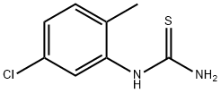 1-(5-氯-2-甲基苯基)-2-硫脲 结构式
