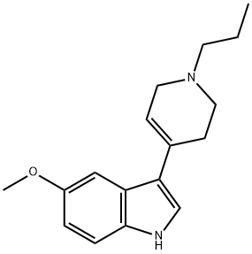 5-METHOXY-3-(1-PROPYL-1,2,3,6-TETRAHYDROPYRIDIN-4-YL)-1H-INDOLE 结构式