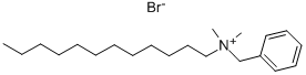 十二烷基二甲基苄基溴化铵 结构式