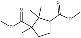 1,2,2-Trimethyl-1,3-cyclopentanedicarboxylic acid dimethyl ester 结构式