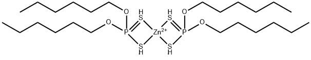 ZINC O,O-DIHEXYL DITHIOPHOSPHATE 结构式