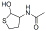 3-acetamido-2-hydroxytetrahydrothiophene 结构式