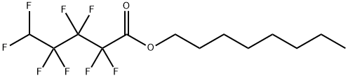 2,2,3,3,4,4,5,5-Octafluoropentanoic acid octyl ester 结构式