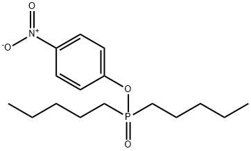 4-nitrophenyl di-N-pentylphosphinate 结构式